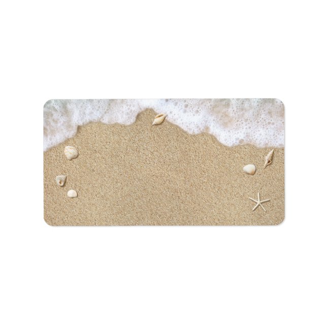 Beach Waves Address Labels (Front)