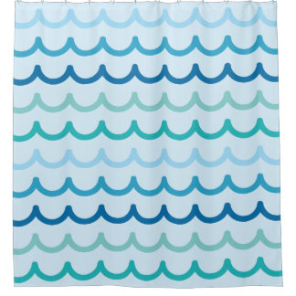 Beach Waves Shower Curtain