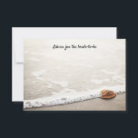 Beach Waves Wedding Advice Card<br><div class="desc">Beach Waves Wedding Advice</div>