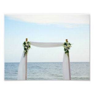 Beach Wedding Bliss Photo Print