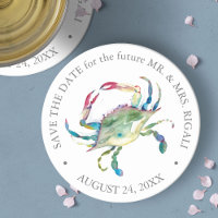 Beach Wedding Blue Crab Save the Date