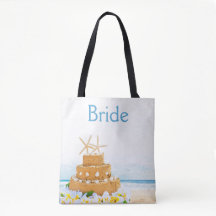 Beach Wedding Collection Personalised Bride Bag