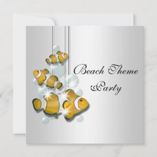 Beach wedding engagement anniversary PERSONALIZE Invitation