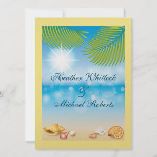 Beach Wedding /  Event - SRF Invitation
