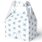 Beach Wedding Favour Boxes Watercolor Starfish