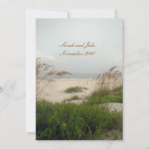 Beach Wedding Invitation