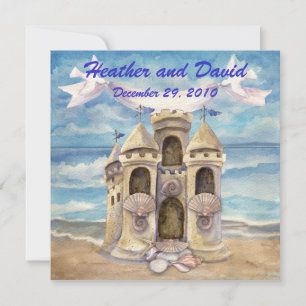 Beach Wedding Invitation