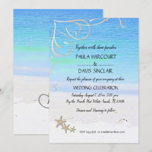 Beach Wedding Invitation
