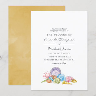 Beach Wedding Invitation