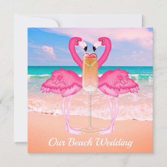 Beach Wedding Invitation (Front)