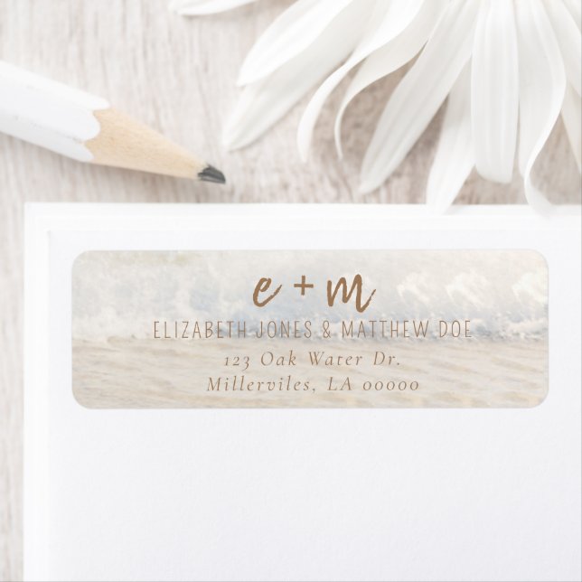 Beach Wedding Invitation Seaside/Oceanside Wedding (Insitu)