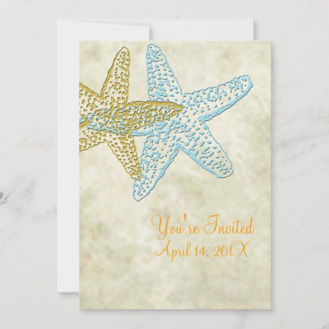 Beach Wedding Invitations (Front)