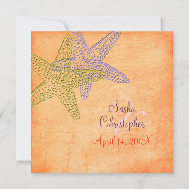 Beach Wedding Invitations (Front)