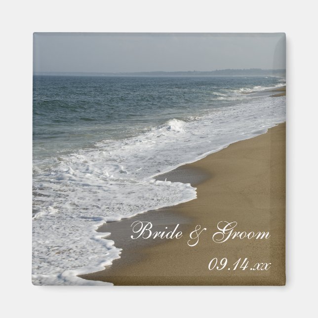 Beach Wedding Magnet (Front)