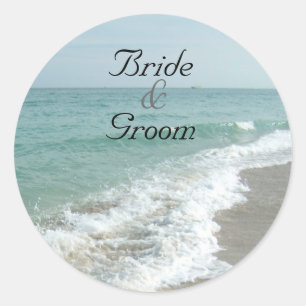 Beach Wedding Matching Envelope Seal