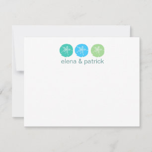 Beach Wedding Note Cards