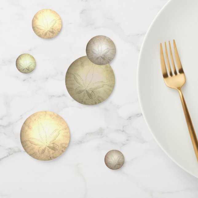 Beach Wedding Party  Sand Dollar Table Confetti (Group)