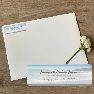 Beach Wedding Return Address Labels