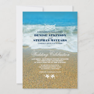 Beach Wedding Rope Knot Invitations