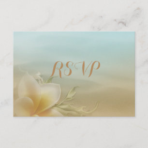 Beach Wedding RSVP Card
