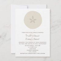 Beach Wedding - Sand Dollar