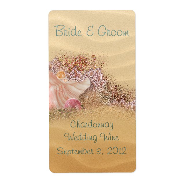 Beach Wedding Sandy Shore (Front)
