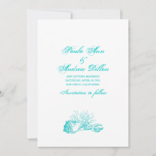 Beach Wedding Save the Date