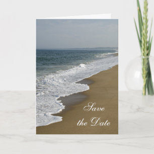 Beach Wedding Save the Date Announcement