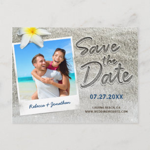Beach Wedding Save the Date Invitations Script