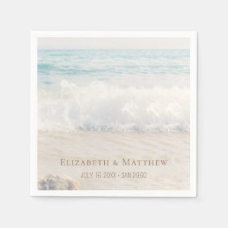 Beach Wedding | Seaside Wedding Napkin