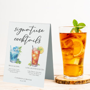 Beach Wedding Signature Cocktails Menu