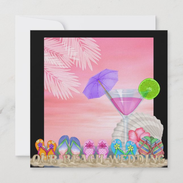 Beach Wedding - SRF Invitation (Front)