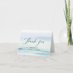 Beach Wedding Thank You Cards
