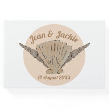 Beach Wedding Watercolor Sea Shells
