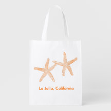 Beach Wedding Welcome Bag (Orange Starfish)