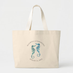 Beach Wedding Welcome Bags Seahorse
