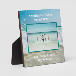 Beach Week Family Reunion Vacation Ocean Scene Pla Plaque