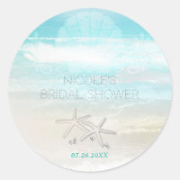 Beach White Starfish Elegant Summer Party Favour