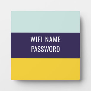 Beach Wifi name and password Plaque