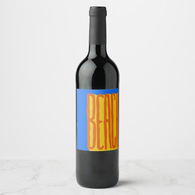 Beach Wine Label (Front)