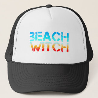 beach witch trucker hat