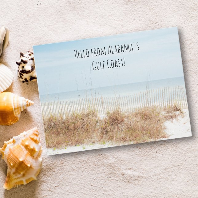 Beach with Sand Dunes Postcard (Beach with Sand Dunes Postcard)