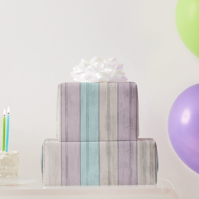 Beach Wood Design Wrapping Paper (Party Gifts)