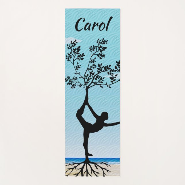 Beach Yoga Nat Yoga Mat (Front)