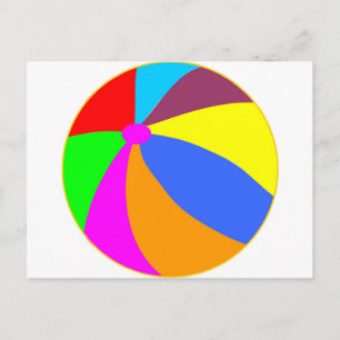 Beachball Postcard