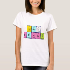 Beach bunny periodic table shirt