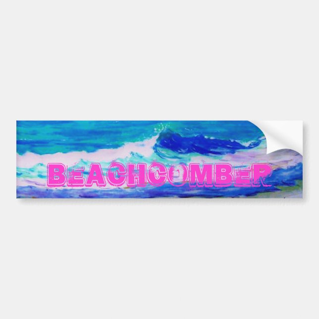 Beachcomber Bumper Sticker (Front)