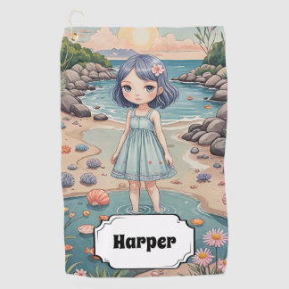 Beachcomber's Bliss Personalised Golf Towel