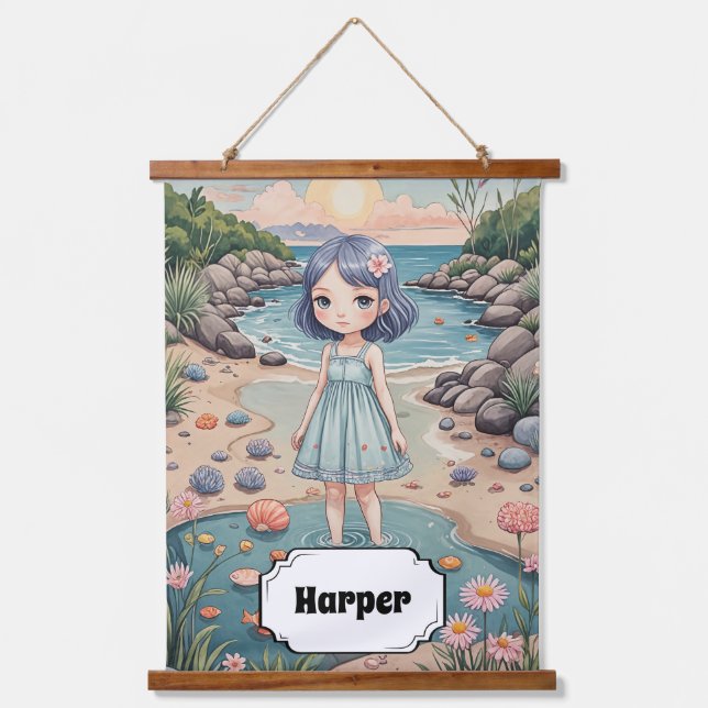 Beachcomber's Bliss Personalised Hanging Tapestry (Front)