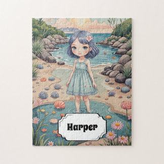 Beachcomber's Bliss Personalised Jigsaw Puzzle